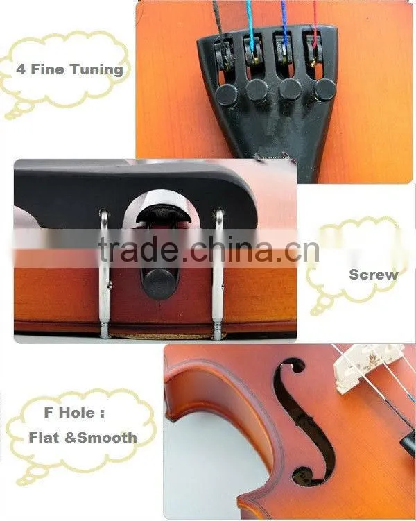Hot Sales Factory Made Student Color Violin