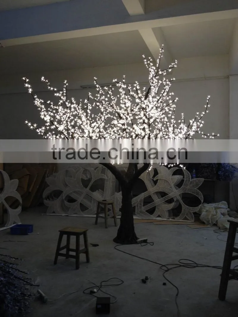 Best Selling Waterproof Colorful Landscape Cherry Flower Led Tree Lights