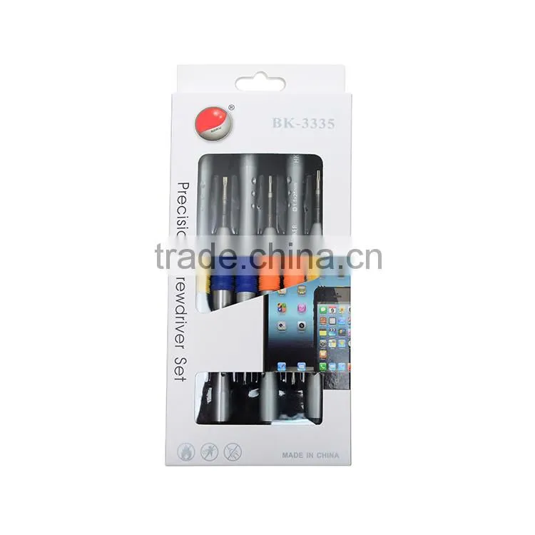 BK-3335 BAKU 6 in 1Multifunction Pentagon Phillips Slotted Y type Precision Screwdriver Set