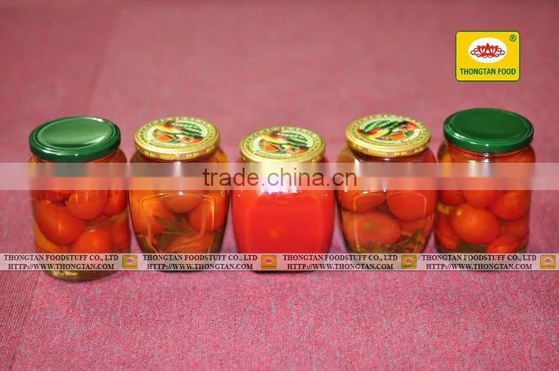 Pickled Tomato in glass jar 720ml by Thongtan Food