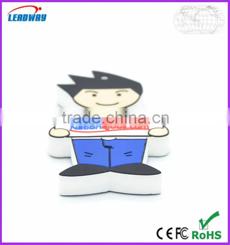 PVC customized USB flash drives cartoon figure for promotion