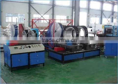 Workshop wye fitting machine for platsic pipe angle