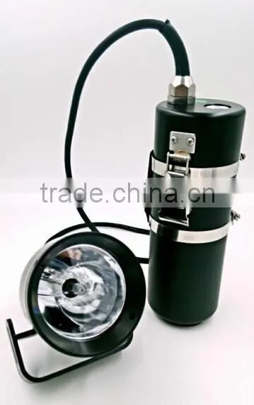 PROFESSIONAL CAVING DIVING LIGHT HID LAMP,85W,8500LM,18.2AH LIION BATTERY,120METERS WATERPROOF,