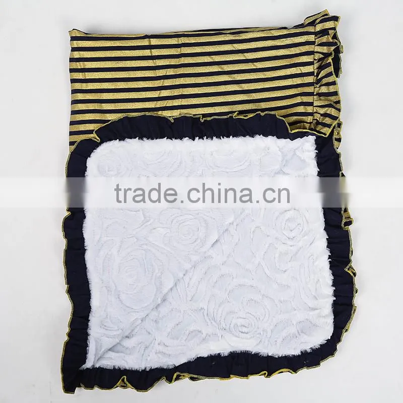 baby blanket Kid knitted polka dots baby blanket latest wholesale baby cotton blanket