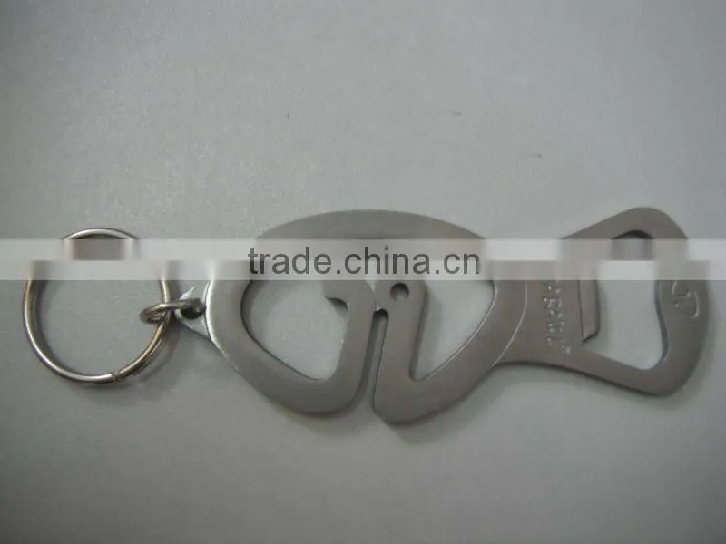 stainless steel wine corkscrew, flat bottle opener