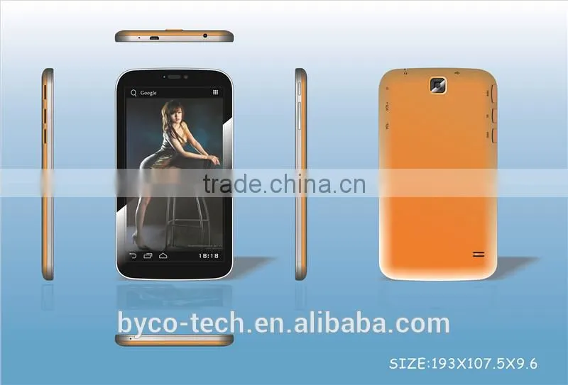 7inch mtk6572 dual core cheapest tablet pc with WCDMA 850/1900/2100MHZ