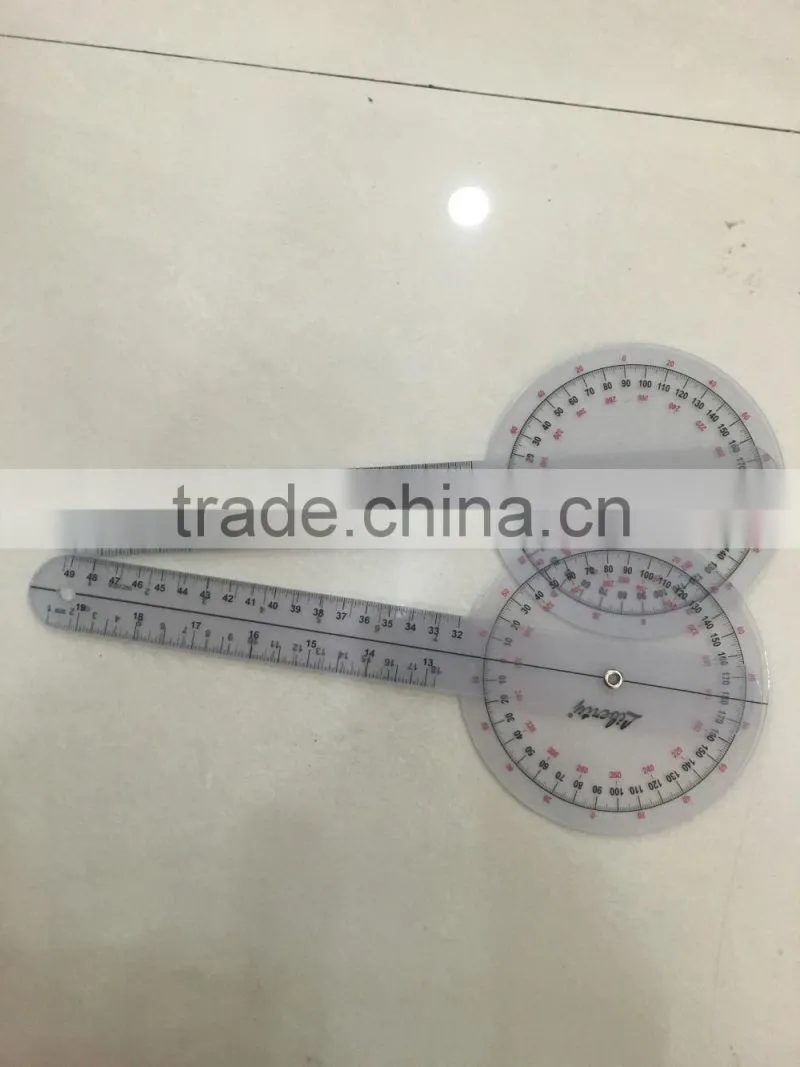 V-T020 360 degrees Protractor,Best quality plastic medical finger goniometer