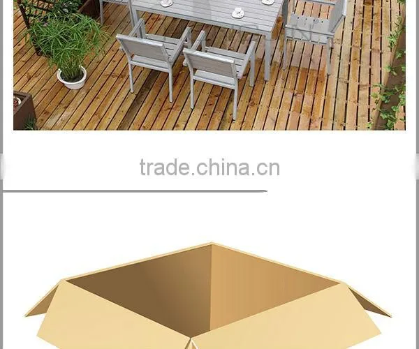 Grey WPC Outdoor Furniture Dining Sets