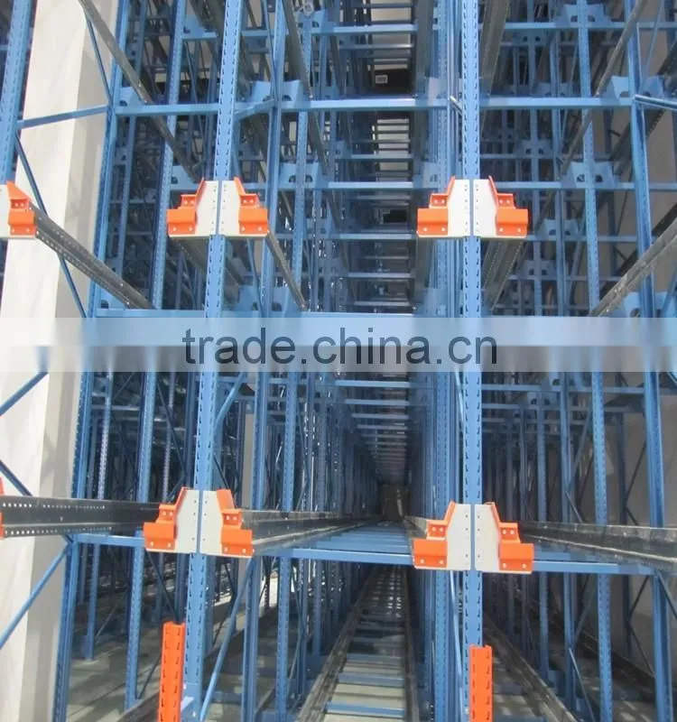 High Density Radio Shuttle Drive-in Metal Storage Racking