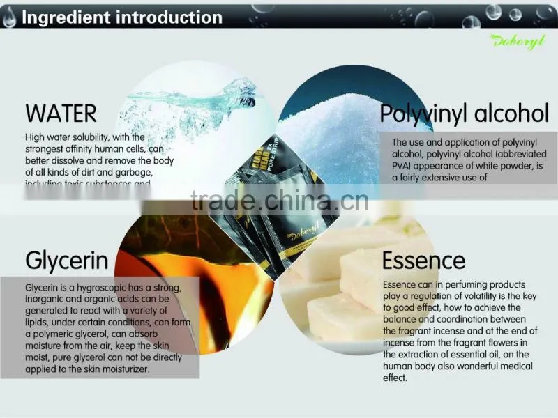 6g effective blackhead remover mask English packing quality same with Pilaten mask