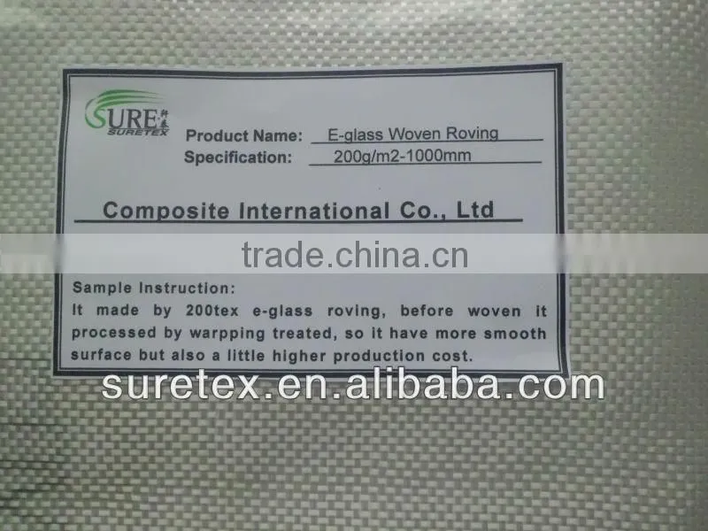 Cheap E-glass woven roving 600gsm, EWR600-1040
