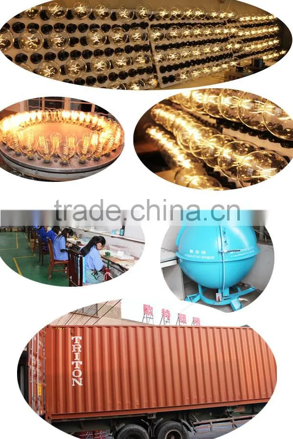 Alibaba Online Shopping china manufacturers Vintage glass pendant lamp Edsion bulb 110v