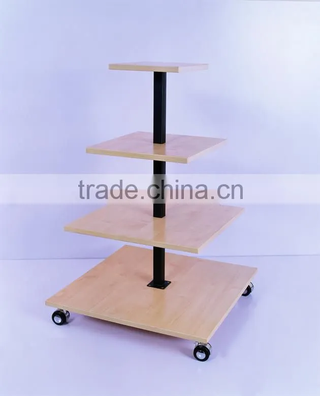 High Quality Black & Maple MDF Removable Shirt Shelves
