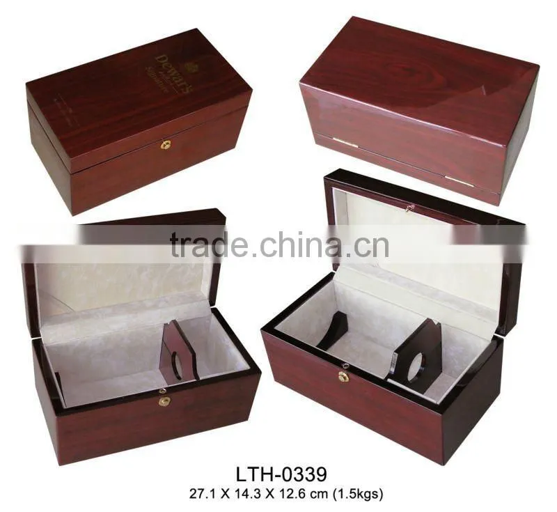 high-end wooden wine packing box wholesale wine gift set
