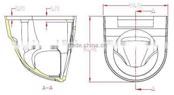 Side View Vechile Mounted infrared Camera QH-MC512C