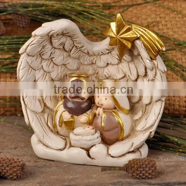 Polyresin material souvenir nativity set
