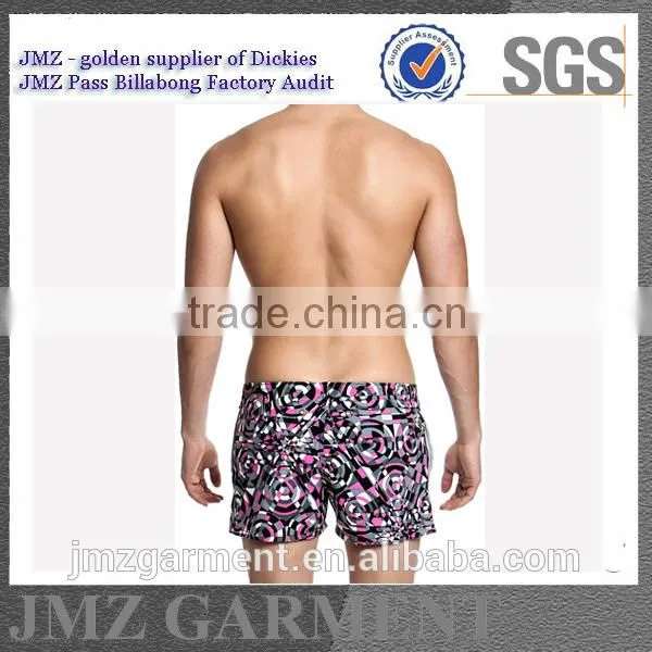 sublimation printed beach shorts board shorts for men polyester swimwear & underwear good price on sale