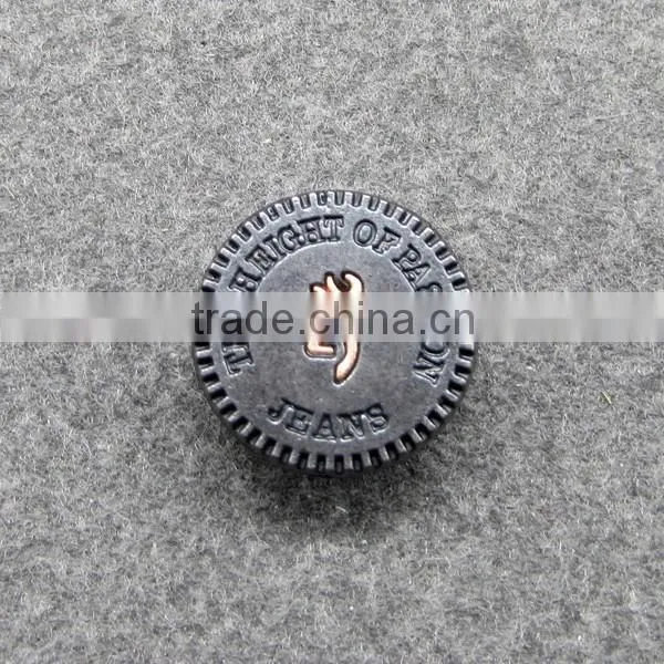 2pcs Set Shank Button casual metal jean button