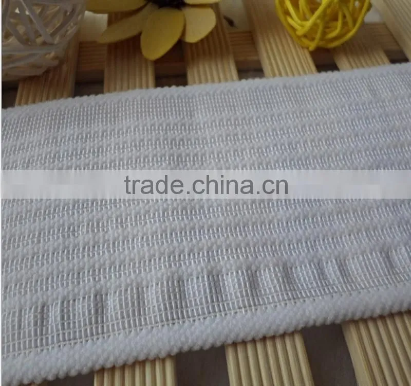Breathy woven elastic band webbing for medcial