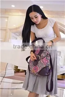 Folk fashionable women backpack hot selling