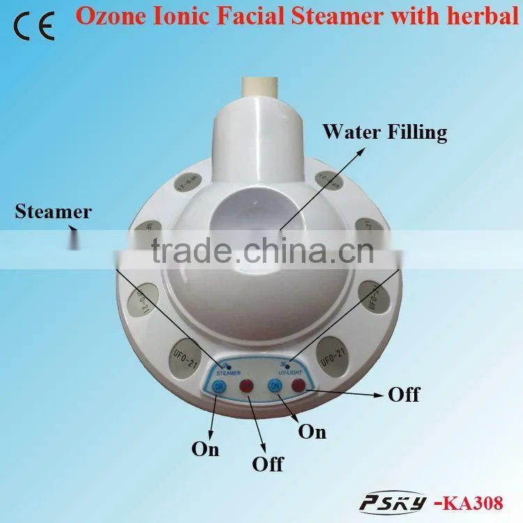 Professional Chinese factory beauty equipment facial steamer manual