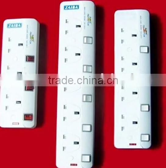 New design 2014 high flame retardant HY133 16A 5Way Electrical power socket