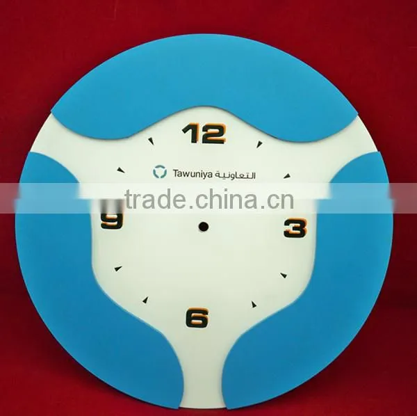 Plexiglass wall clock