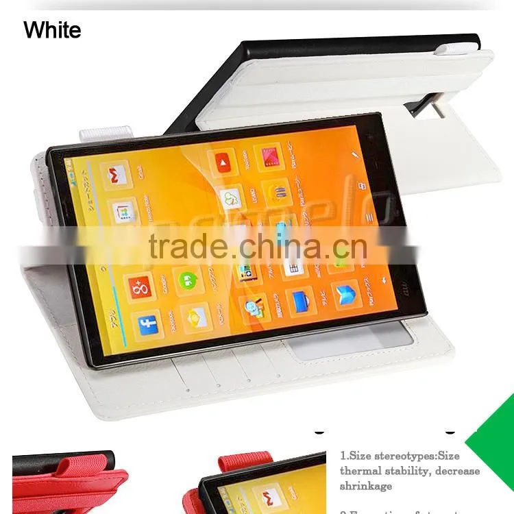 High quality leather tablet case for Sharp AQUOS PAD SH-06F
