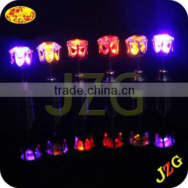China factory wholesale New products Led fashion blinking colorful diamond earring