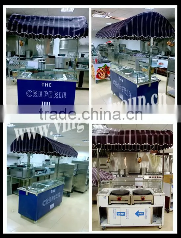 factory price stainless steel mobile espresso coffee cart