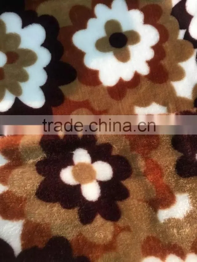Very Soft Thick Printed Flannel Velvet for Pajamas Women /Blanket