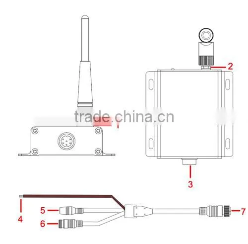 wifi car camera vision system support smartphone, laptop and tablet