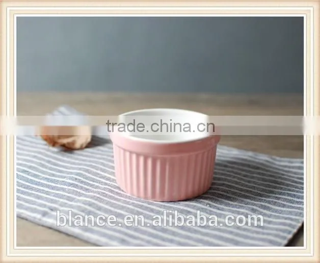colorful ceramic baking bowl