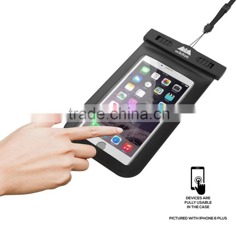 5.5 inch Universal PVC 5.5 inch Universal PVC Waterproof Case with for iPhone 6, compatible I5/5S/5C/ compatible I5/5S/5C/I4/4S
