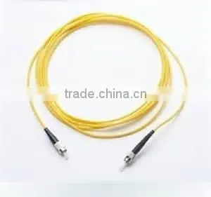 Singlemode PVC Optical Fiber Patch Cable , FC-ST SM 9 / 125 Fiber Optic Jumper Cables