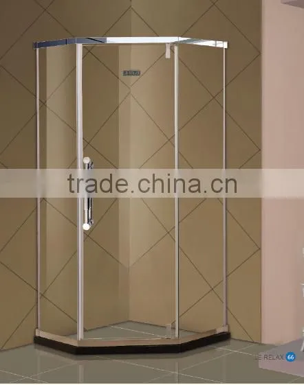 stainless steel frame design shower screen E201