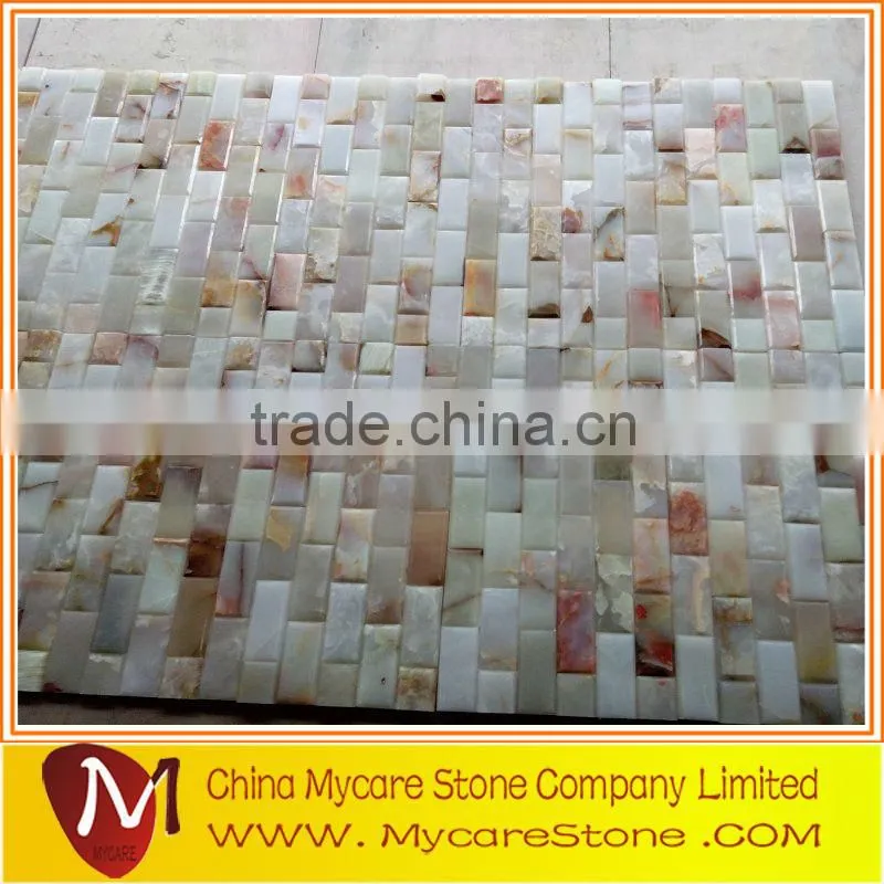 crystal green onyx tile mosaic tile