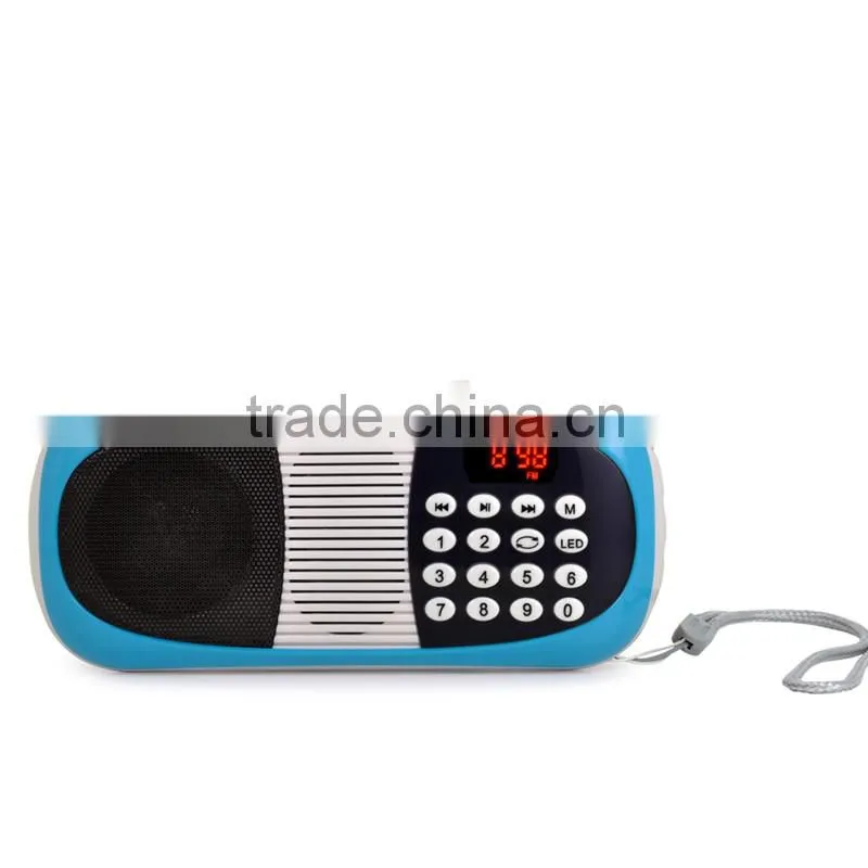 Portable radio plastic Y-898 with 40mm speaker unit fm online radio stations components from china