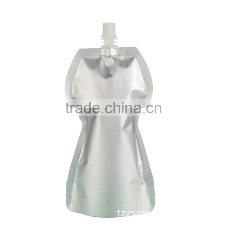 Side sealed aluminum foil pouch for beverage