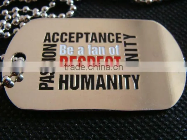 laser engraved military dog tags