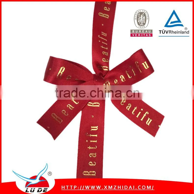 2015 customized bright color pre-made bow for Gift Wrapping Bow,ribbons and bows wholesale