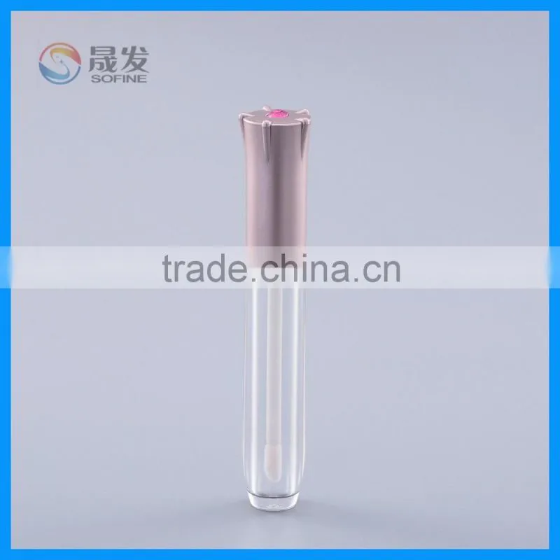 Cosmetic Natural lip gloss and lip balm tube containers