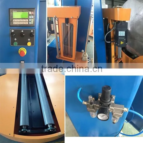 None woven roll fabric roll wrapping machine for paper mill roll