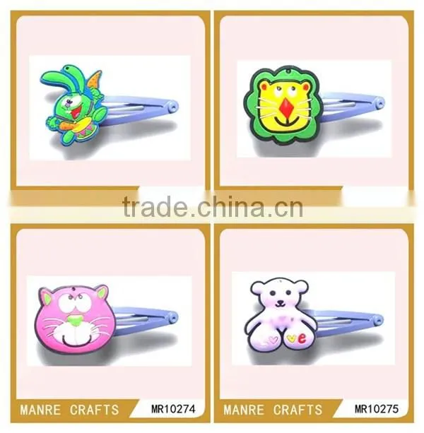 2015 animals ribbon hair clips and best sale for children