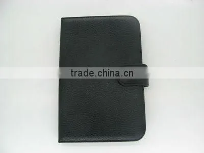Litchi leather mobile phone cases for Samsung P1000