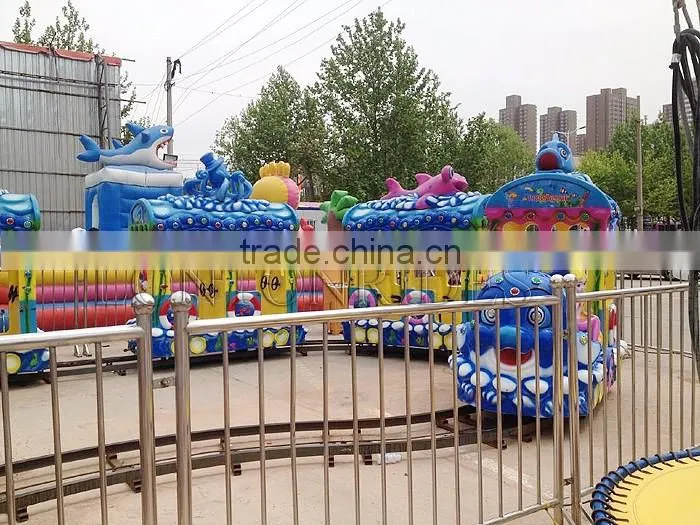 Kids Love Children Cartoon Train Amusement Park Trains for Sale