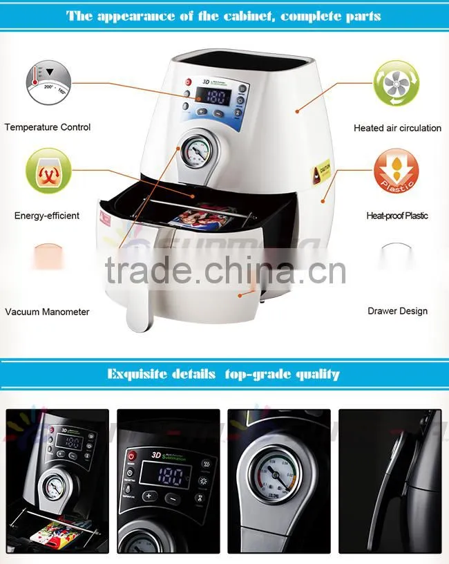Sunmeta directly Mini 3D vacuum sublimation machine with patent ST-1520