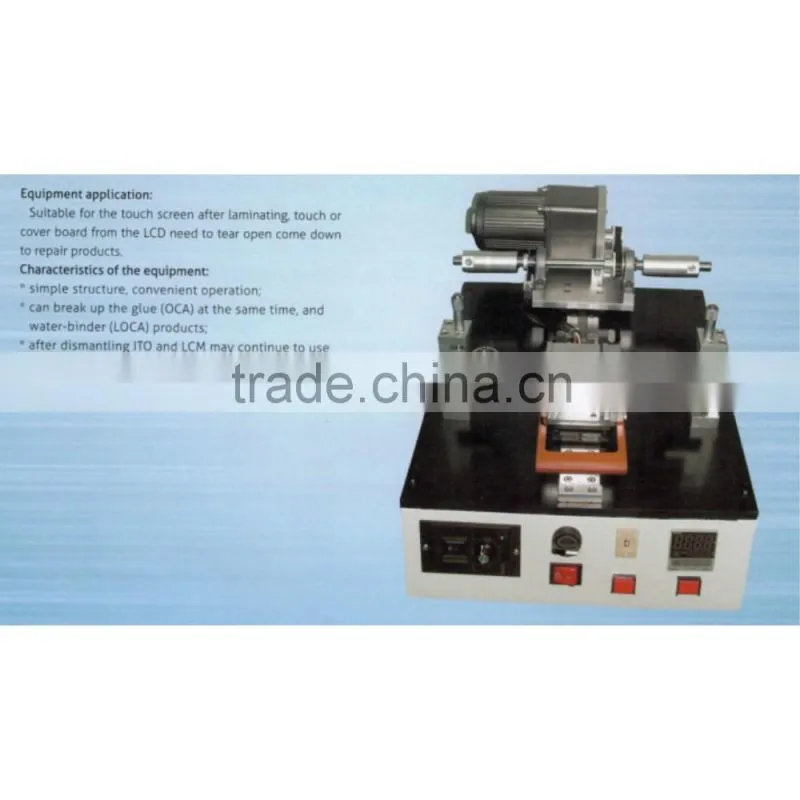 Semi-automatic Separator Separating Platform Machine to Replace LCD Touch Panel Digitizer Glass,Free 6000m Steel Wire