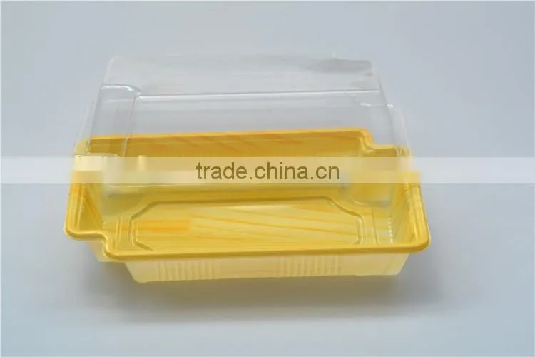 SM1-4101 Yellow Disposable Food Container with Lid