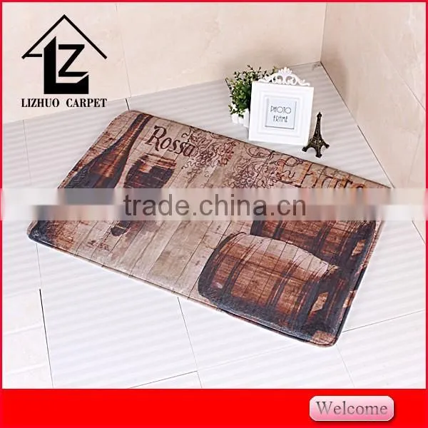 100% polyester 3d mat or decorative bath rugs